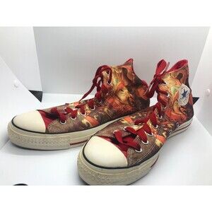 Converse Chuck Taylor All Star Red Dragon China Hi-top Shoes Size Mens 10, WO 12